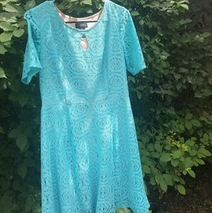 Blue Lace Dress